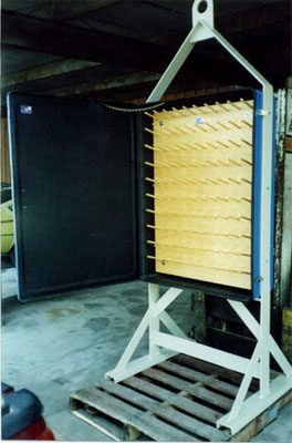 Lock Storage Cabinets Model LS-1 interior