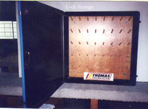 Lock Storage Cabinets Model LS-1 Open